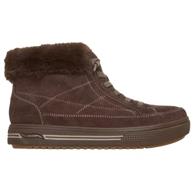 Skechers Women's Slip-ins Relaxed Fit: Arch Fit Arcade Boot - Nestled Sneaker In Chocolate