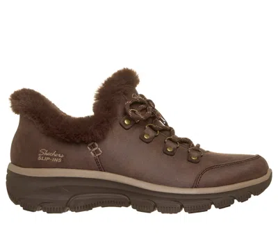 Skechers Women's Slip-ins Relaxed Fit: Easy Going - Fall Adventure 2 Boots In Chocolate