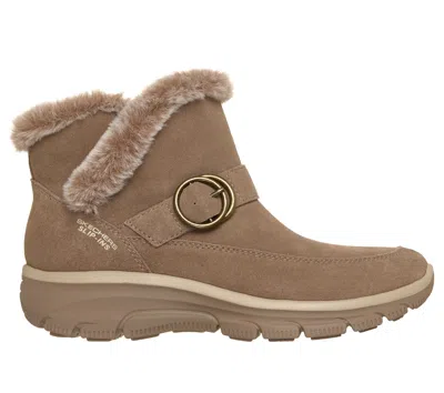 Skechers Women's Slip-ins Relaxed Fit: Easy Going - Gentle Winter Boots In Mushroom