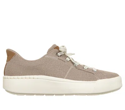 Skechers Women's Slip-ins Relaxed Fit: Geneva - Posh Ease Sneaker In Taupe