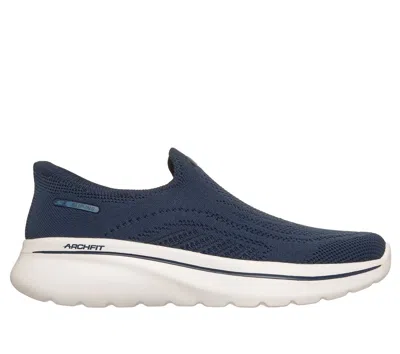 Skechers Women's Slip-ins Relaxed Fit: Go Walk Arch Fit N-joy - Arianne Sneaker In Blue