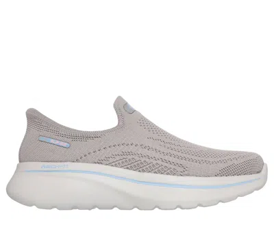 Skechers Women's Slip-ins Relaxed Fit: Go Walk Arch Fit N-joy - Arianne Sneaker In Gray
