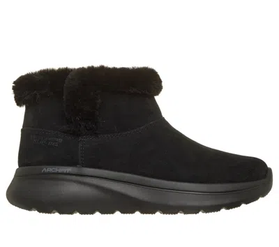 Skechers Women's Slip-ins Relaxed Fit: Go Walk Arch Fit N-joy - Elevate Boots In Black