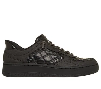 Skechers Women's Slip-ins: Sport Court 92 - Cozy Fit Cosmic Shine Sneaker In Black