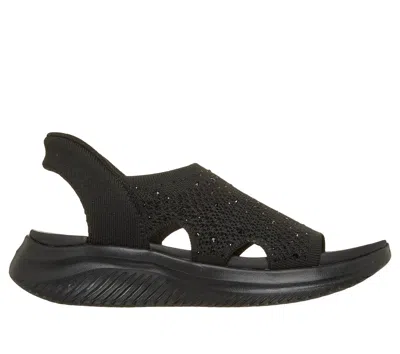 Skechers Women's Slip-ins: Ultra Flex 3.0 Sandals - Glowing Icon In Black