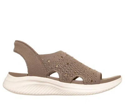 Skechers Women's Slip-ins: Ultra Flex 3.0 Sandals - Glowing Icon In Brown