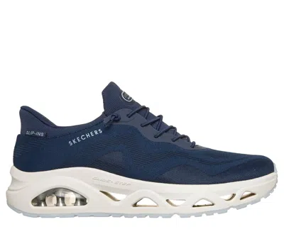 Skechers Women's Slip-ins: Uno Glide-step - Air Gliders Hands Free Slip-ins Sneaker In Blue