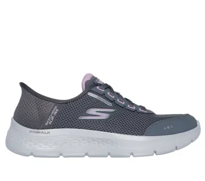 Skechers Women's Slip-ins Waterproof: Go Walk Flex - Clear Creek Sneaker In Gray