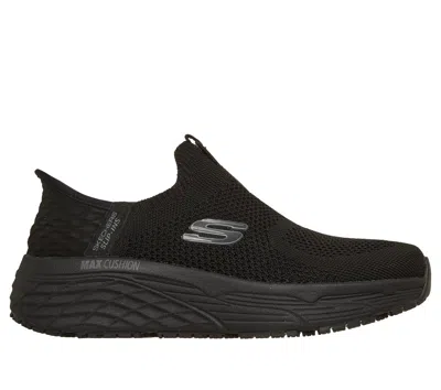 Skechers Women's Slip-ins Work Slip-resistant: Max Cushioning Elite - Riclan Slip-on Shoes In Black