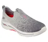 Skechers Women's Go Walk Arch Fit Slip On Sneakers In Grey In Grey