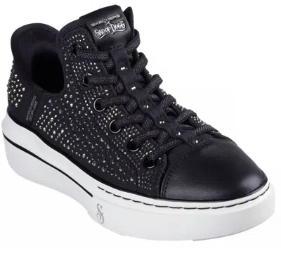 Skechers Women's Snoop One Rhine Stoned Sneakers In Black