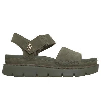 Skechers Women's Street Hiker Breeze - Shore Heights Sandals In Green