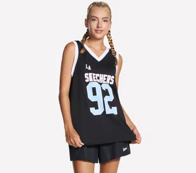 Skechers Women's Street Sideline Jersey Top In Black