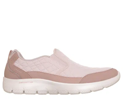 Skechers Women's Summits Contour Foam - Cozy Fit Pure Luxe Sneaker In Pink
