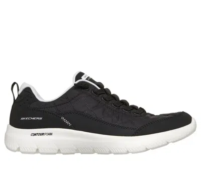 Skechers Women's Summits Contour Foam - Cozy Fit Sneaker In Black