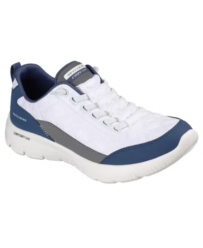 Skechers Slipins Contour Foam Cozy Fit Slipon Sneaker In Blue