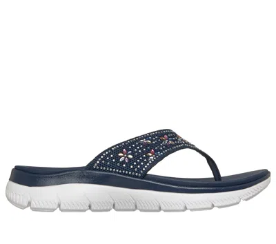 Skechers Summits Blooming Bright Sandal In Blue