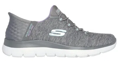 Skechers Women's Summits Slip In Sneakers In Grey In Gray