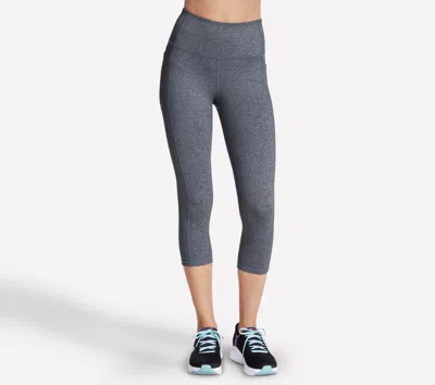 Skechers Women's The Go Walk High Waisted Midcalf Legging In Gray