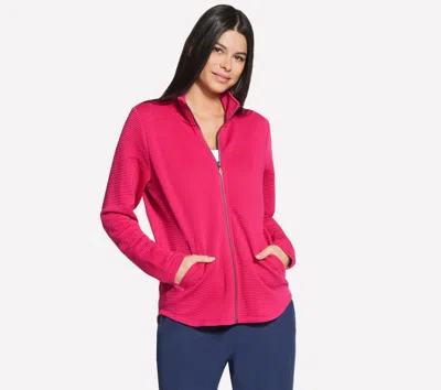 Skechers Women's The Go Walk Shine Jacket In Pink