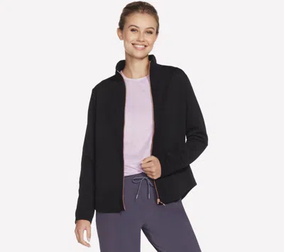 Skechers Women's The Gowalk Shine Jacket In Black