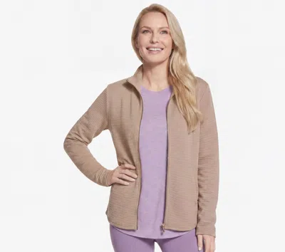 Skechers Women's The Go Walk Shine Jacket In Brown
