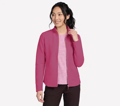 Skechers Women's The Go Walk Shine Jacket In Pink