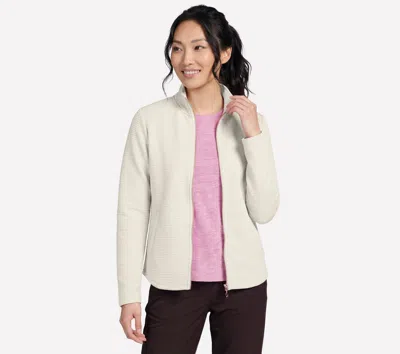 Skechers Women's The Go Walk Shine Jacket In White