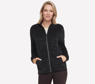 Skechers Women's The Go Walk Sparkle Jacket In Black