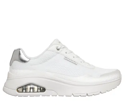 Skechers Women's Uno Flex - Elevatin' Wedge In White