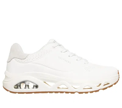 Skechers Women's Uno Glide-step - Glide Wing Sneaker In White