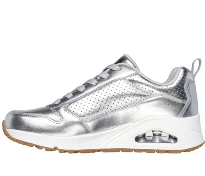 Skechers Women's Uno Metallixs Sneakers In Silver