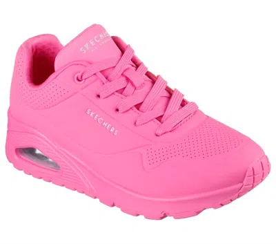 Skechers Uno Stand On Air Womens Trainers Colour: Blush, Size: 8 In Coral