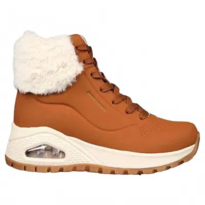Skechers Women's Uno Rugged Fall Air Boots In Brown