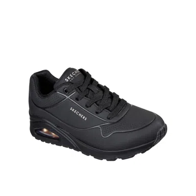 SKECHERS WOMEN'S UNO STAND ON AIR SNEAKERS IN BLACK