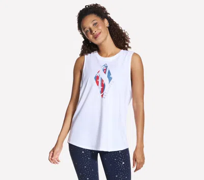 Skechers Women's Usa Muscle Tank In White