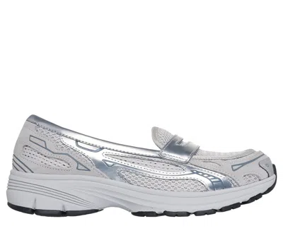 Skechers Women's Var-city Loafer Shoes In Gray