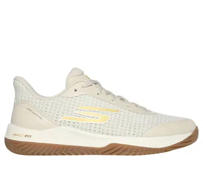 Skechers Women's Viper Court Pro Pickleball Sneaker In Beige In Neutral