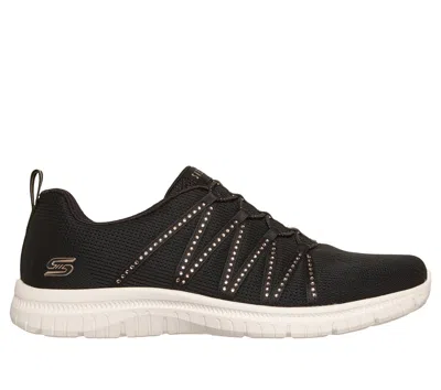 Skechers Women's Virtue - She Sparkles Slip-on Shoes In Gray