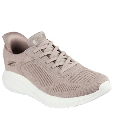 Skechers Women's Slip-ins: Bobs Sport Squad Chaos Walking Sneakers In Taupe