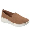 Skechers Wilshire Blvd Womens Round Closed Toe Slip-on Shoe In Brown
