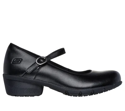 Skechers Women's Work: Elsit Sr Sneaker In Black