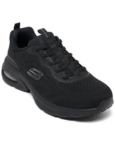 Skechers Wide Width Ultra Flex 3.0 Jinie Work Sneaker In Black