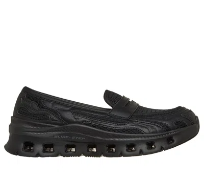 Skechers Women's Work Slip-resistant: Glide-step Pro - Strelia Loafer Shoes In Black