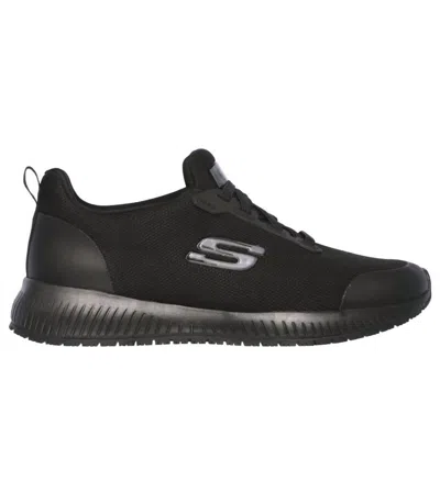 Skechers Women's Work Squard Sr Shoes In Black