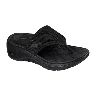 Skechers Womens 2.0 Ashley Flip-flops In Black