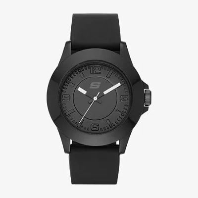 SKECHERS WOMENS BLACK STRAP WATCH SR6024