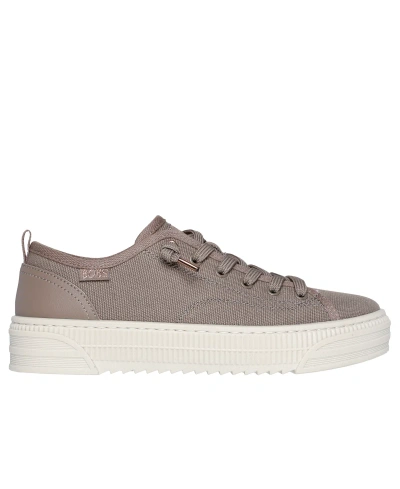 Skechers Womens Bobs Copa Platform Casual Sneakers From Finish Line In Taupe