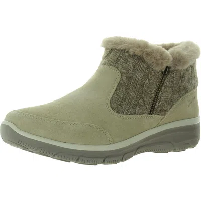 Skechers Womens Faux Fur Lined Faux Fur Ankle Boots In Multi