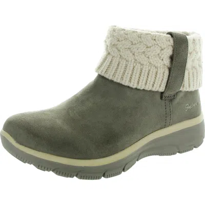 Skechers Womens Faux Fur Lined Faux Fur Winter & Snow Boots In Beige
